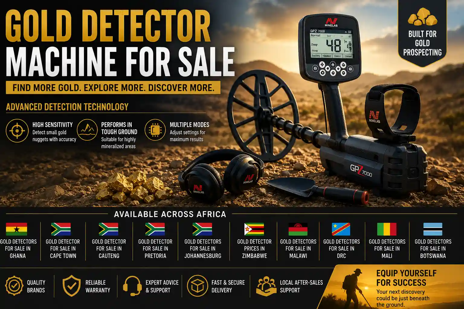 gold detectors for sale in Ghana